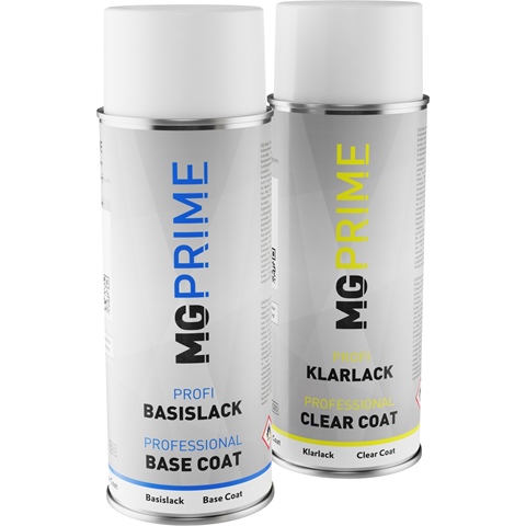 Set Vernice Spray Per Auto Suzuki Colore 26U Superior White – Base + Trasparente 2x400ml, Made In Germany
